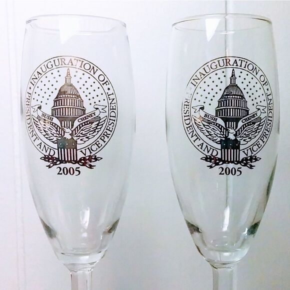 Inauguration Commemorative Glass Set - Picture 1 of 7